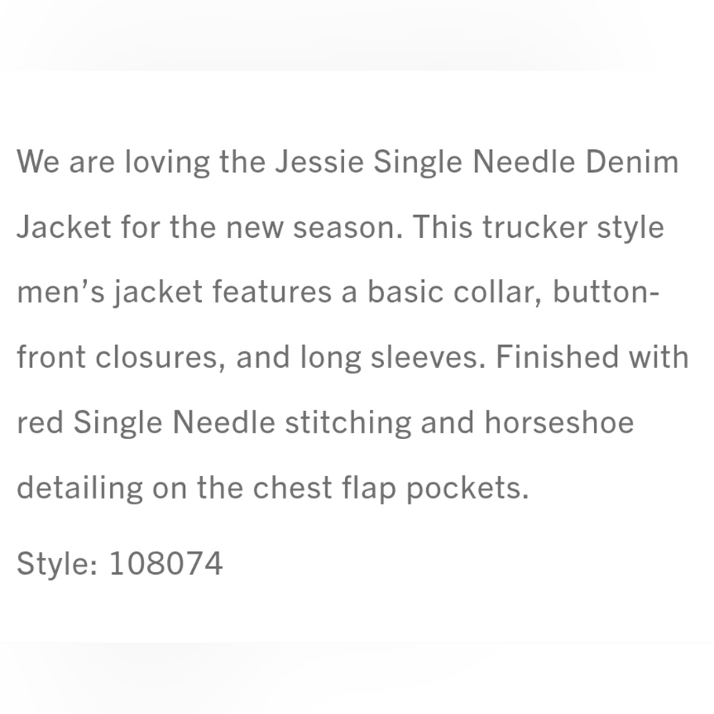 NWT True Religion "Jesse SN Trucker Jacket" Storm Wash Blue Denim | Men's Size M - Picture 11 of 12